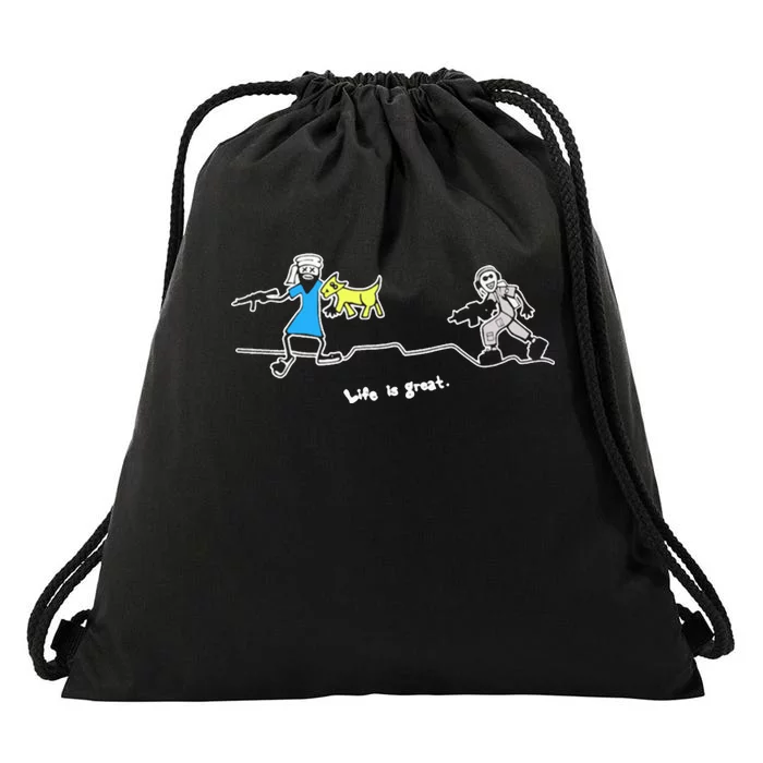 Bill Belichick Life Is Great Drawstring Bag