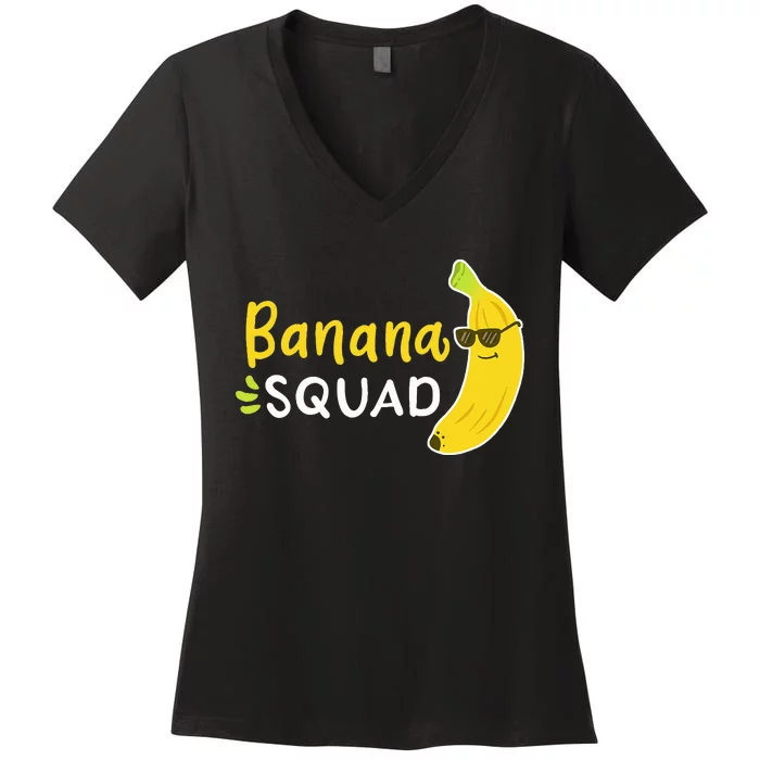 Banana Banana Lover Fruit Summer Vacation Women's V-Neck T-Shirt