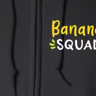 Banana Banana Lover Fruit Summer Vacation Full Zip Hoodie