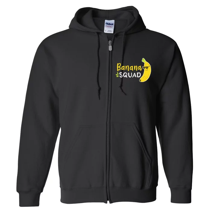 Banana Banana Lover Fruit Summer Vacation Full Zip Hoodie