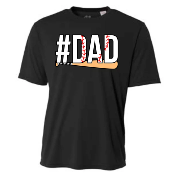 Best Baseball Lover Dad Coach Sports Player Graphic Meaningful Gift Cooling Performance Crew T-Shirt