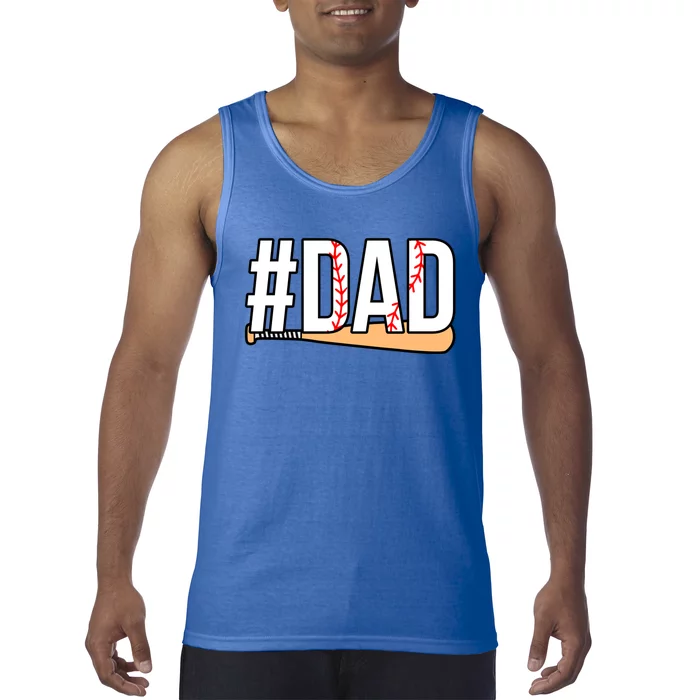 Best Baseball Lover Dad Coach Sports Player Graphic Meaningful Gift Tank Top