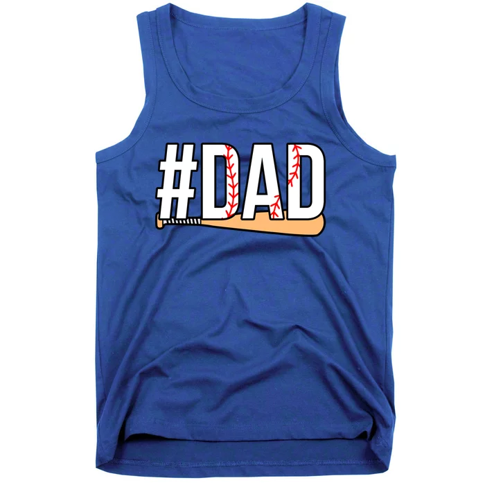 Best Baseball Lover Dad Coach Sports Player Graphic Meaningful Gift Tank Top