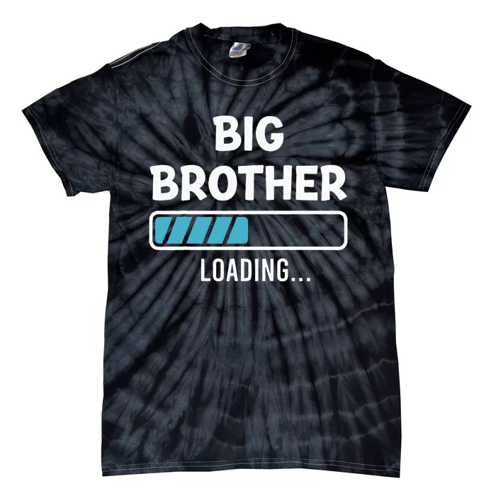 Big Brother Loading Pregnancy Announcement Tie-Dye T-Shirt