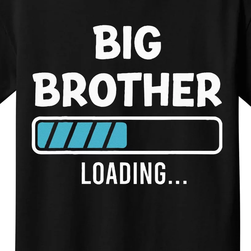 Big Brother Loading Pregnancy Announcement Kids T-Shirt