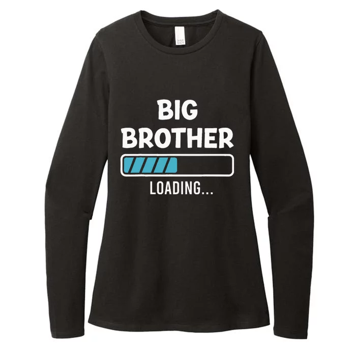 Big Brother Loading Pregnancy Announcement Womens CVC Long Sleeve Shirt