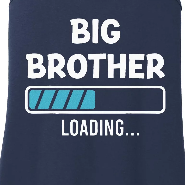 Big Brother Loading Pregnancy Announcement Ladies Essential Tank