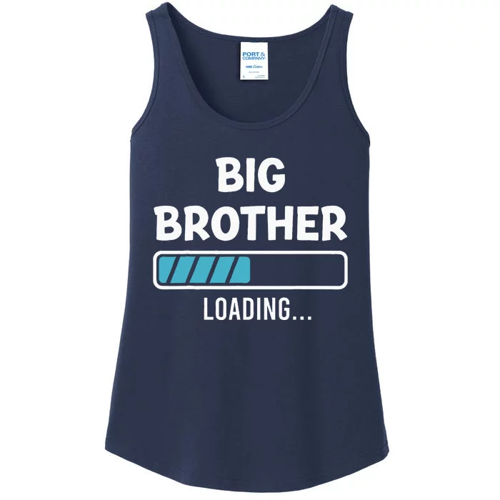 Big Brother Loading Pregnancy Announcement Ladies Essential Tank