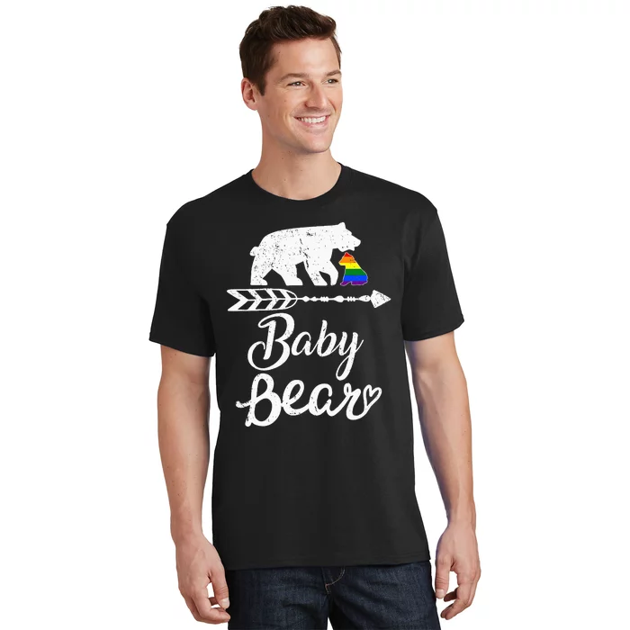 Baby Bear Lgbt Lgbtq Rainbow Pride Gay Lesbian T-Shirt