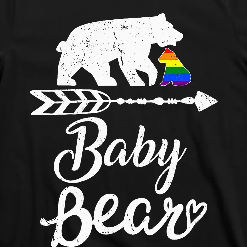 Baby Bear Lgbt Lgbtq Rainbow Pride Gay Lesbian T-Shirt