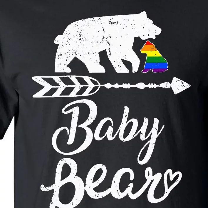 Baby Bear Lgbt Lgbtq Rainbow Pride Gay Lesbian Tall T-Shirt