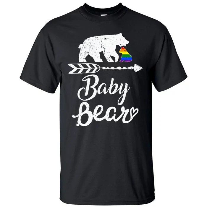 Baby Bear Lgbt Lgbtq Rainbow Pride Gay Lesbian Tall T-Shirt