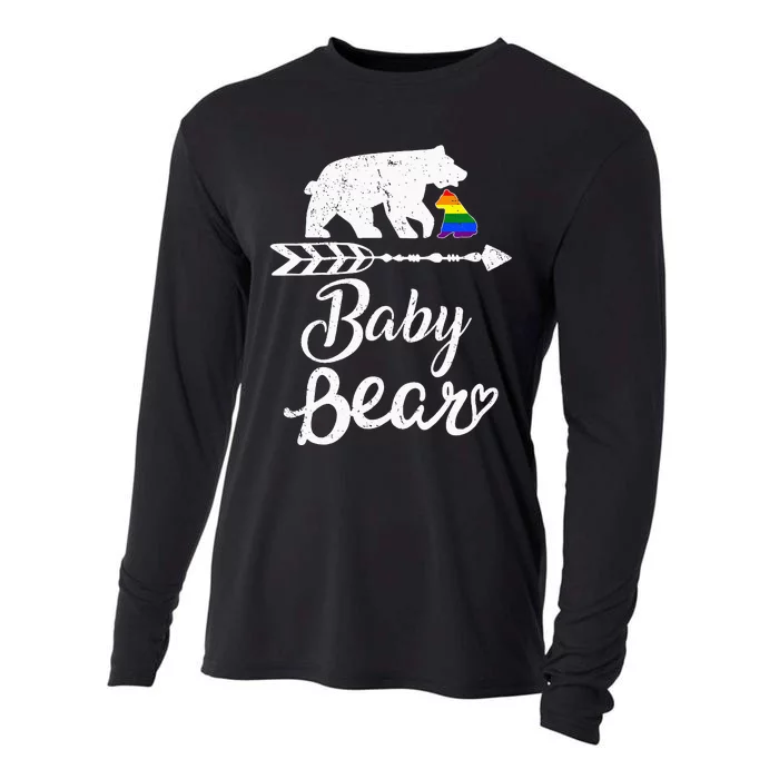 Baby Bear Lgbt Lgbtq Rainbow Pride Gay Lesbian Cooling Performance Long Sleeve Crew