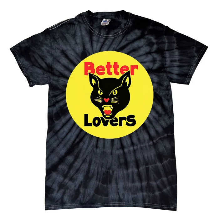 Betterloversband Better Lovers Black Cat Bootleg Tie-Dye T-Shirt