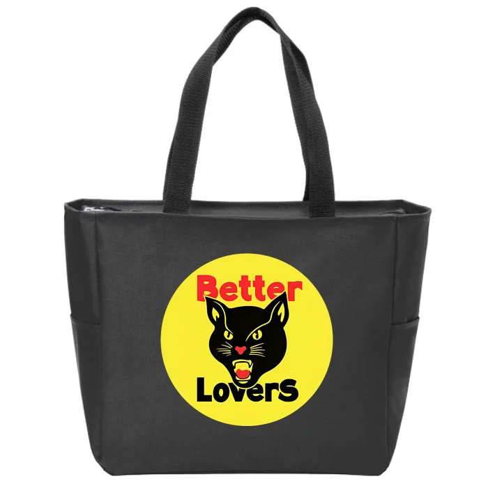 Betterloversband Better Lovers Black Cat Bootleg Zip Tote Bag