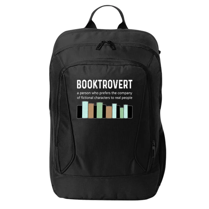 Booktrovert Book Lover Book Worm Reading Nerd Bookshelf Gift City Backpack