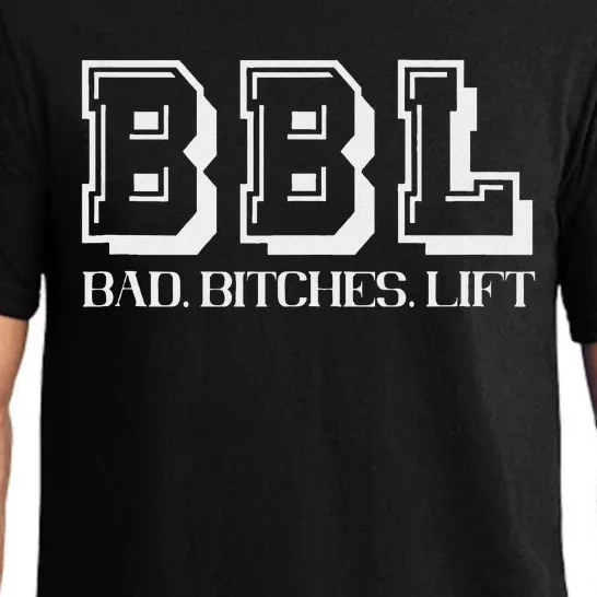 Bad Bitches Lift Heavy Gym Workout Motivation Pajama Set