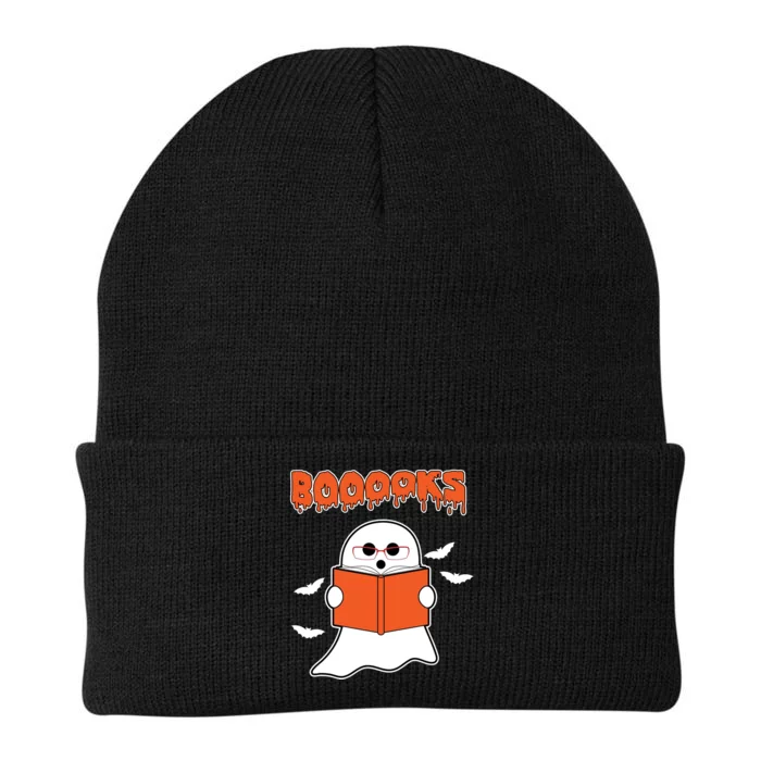 Booooks Book Lover Halloween Ghost Boo Knit Cap Winter Beanie