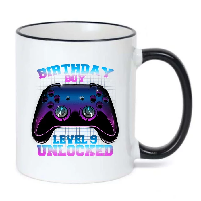 Birthday Boy Level 9 Unlocked Birthday Gift Black Color Changing Mug