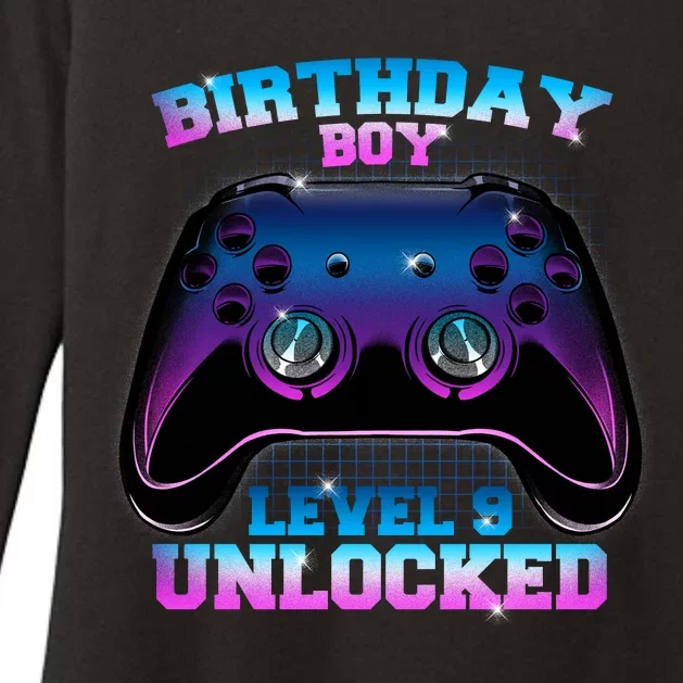 Birthday Boy Level 9 Unlocked Birthday Gift Womens CVC Long Sleeve Shirt