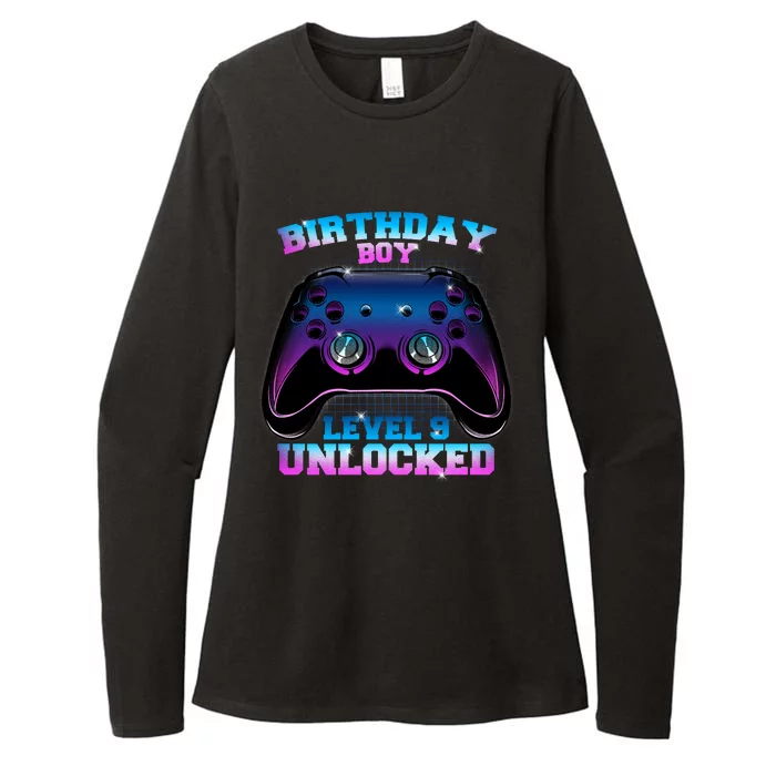 Birthday Boy Level 9 Unlocked Birthday Gift Womens CVC Long Sleeve Shirt