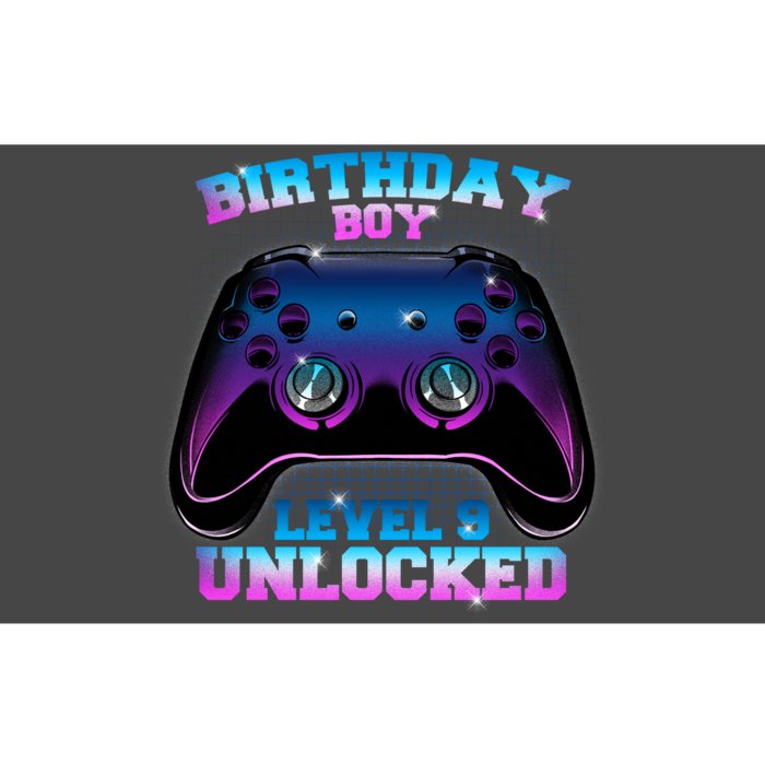 Birthday Boy Level 9 Unlocked Birthday Gift Bumper Sticker