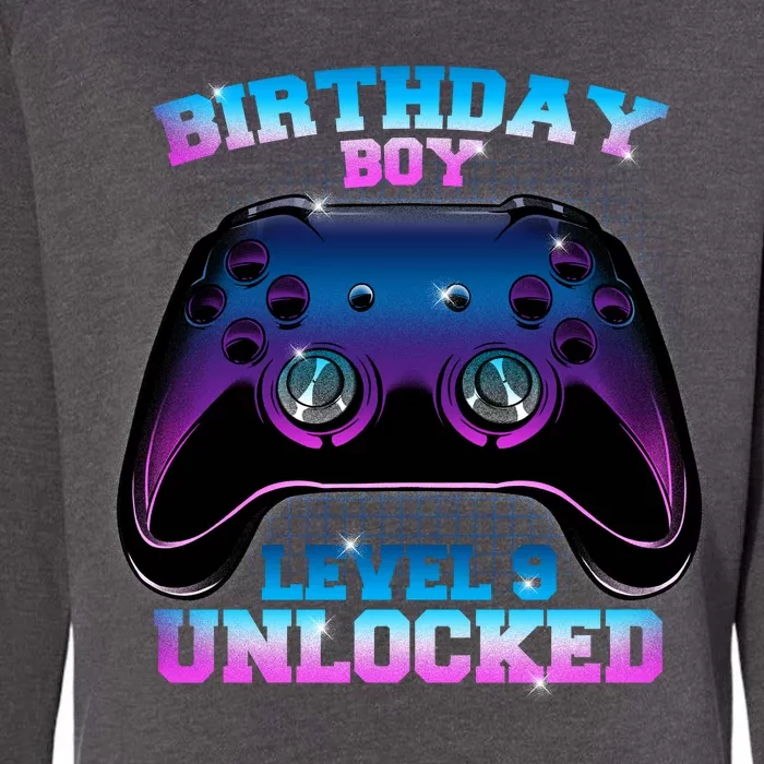 Birthday Boy Level 9 Unlocked Birthday Gift Womens California Wash Sweatshirt