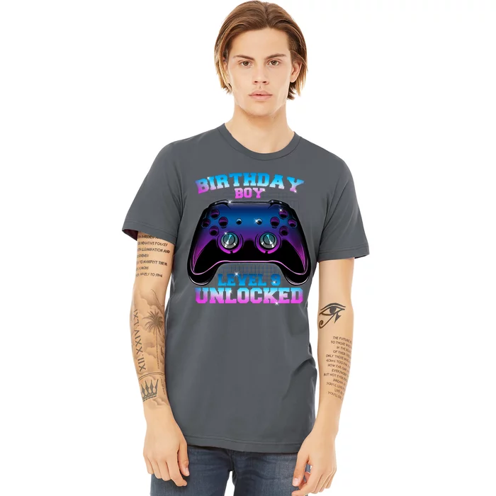 Birthday Boy Level 9 Unlocked Birthday Gift Premium T-Shirt