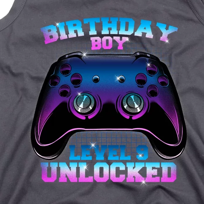 Birthday Boy Level 9 Unlocked Birthday Gift Tank Top