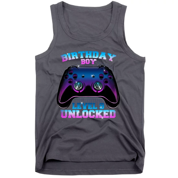 Birthday Boy Level 9 Unlocked Birthday Gift Tank Top