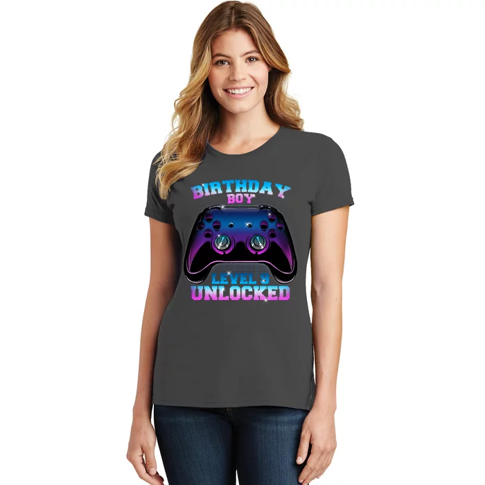 Birthday Boy Level 9 Unlocked Birthday Gift Women's T-Shirt