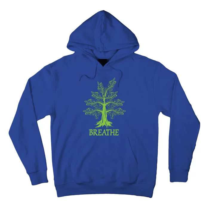 Breathe Breath Life Breathing Meditation Yoga Inhale Exhale Gift Hoodie