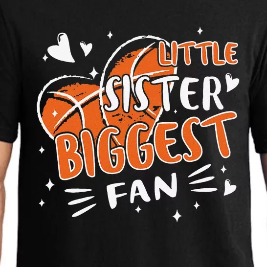 Basketball Bball Little Sister Sis For Girls Basketball Pajama Set