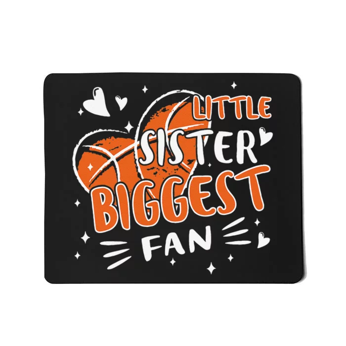 Basketball Bball Little Sister Sis For Girls Basketball Mousepad