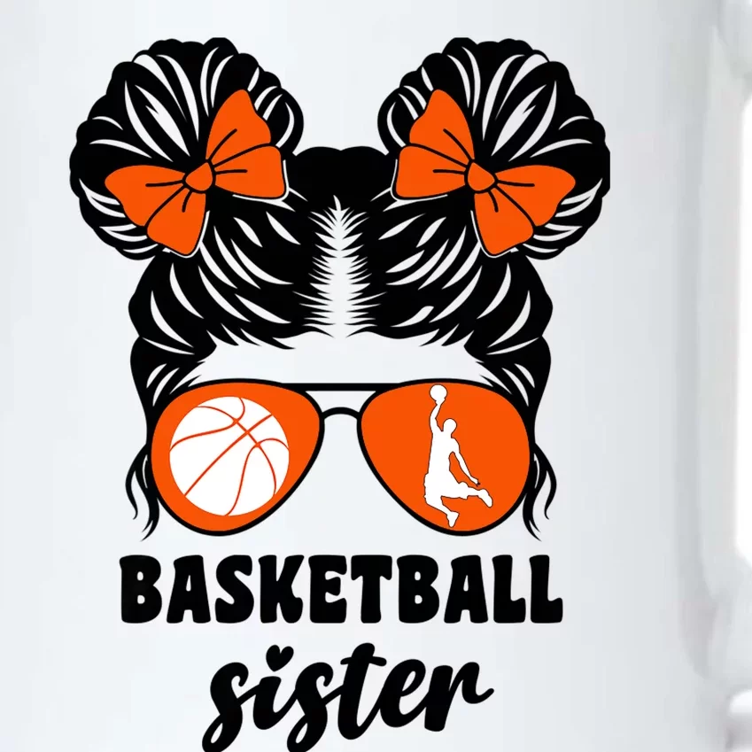 Basketball Bball Little Sister Sis For Girl Basketball Black Color Changing Mug