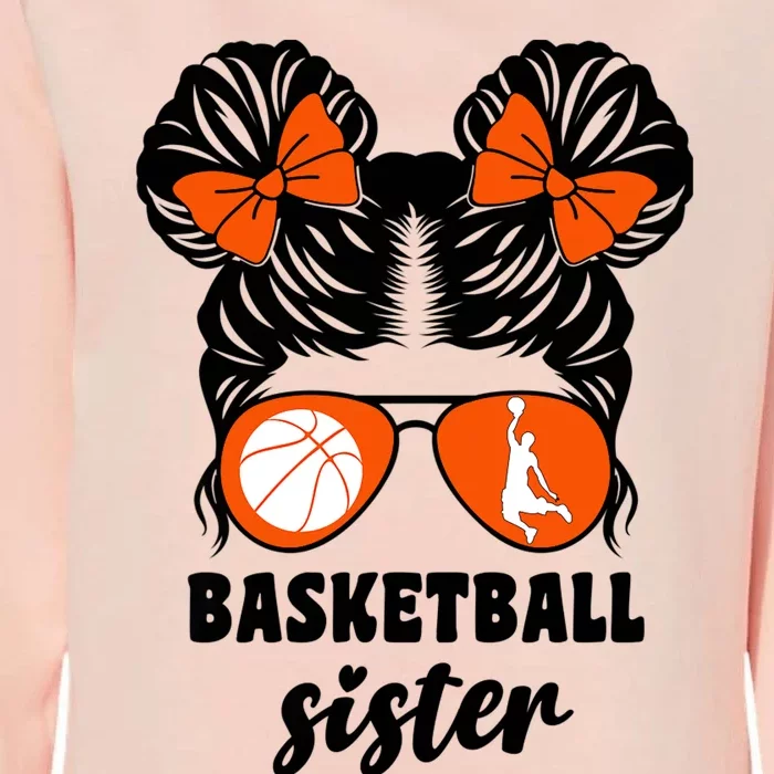 Basketball Bball Little Sister Sis For Girl Basketball Womens California Wash Sweatshirt