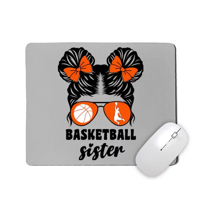 Basketball Bball Little Sister Sis For Girl Basketball Mousepad