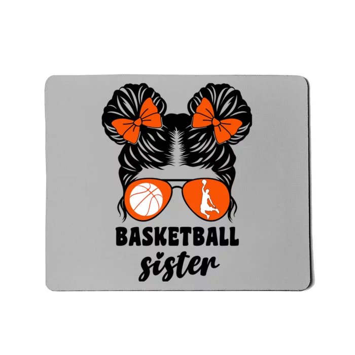 Basketball Bball Little Sister Sis For Girl Basketball Mousepad