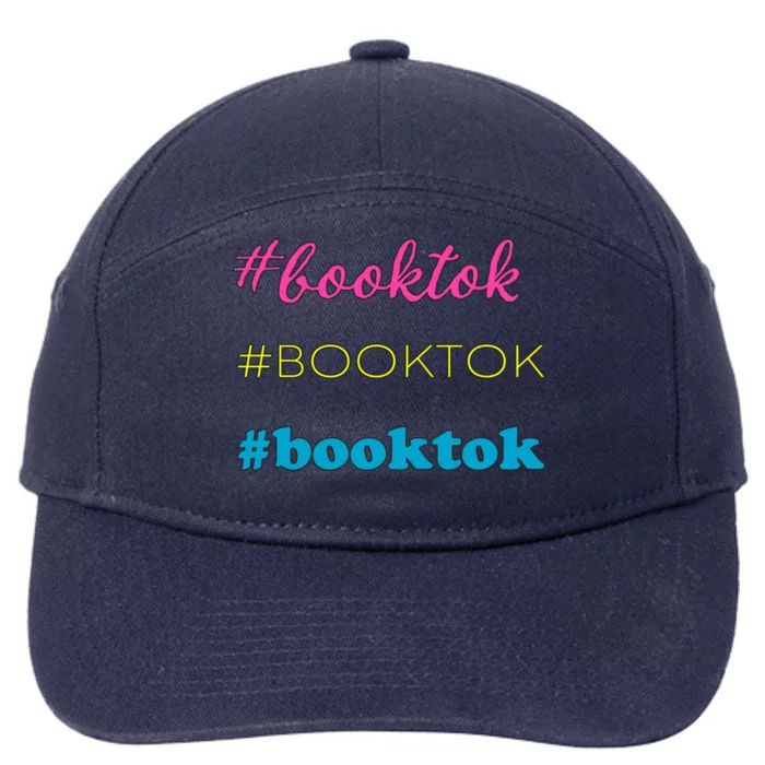 #Booktok Book Lovers Gifcool Gift Bookish Bookworms Reading Cute Gift 7-Panel Snapback Hat