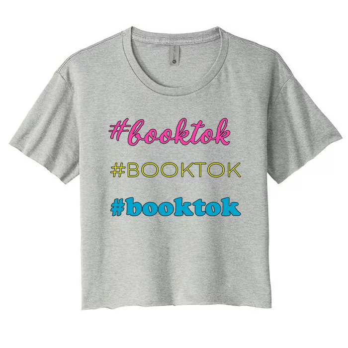 #Booktok Book Lovers Gifcool Gift Bookish Bookworms Reading Cute Gift Women's Crop Top Tee