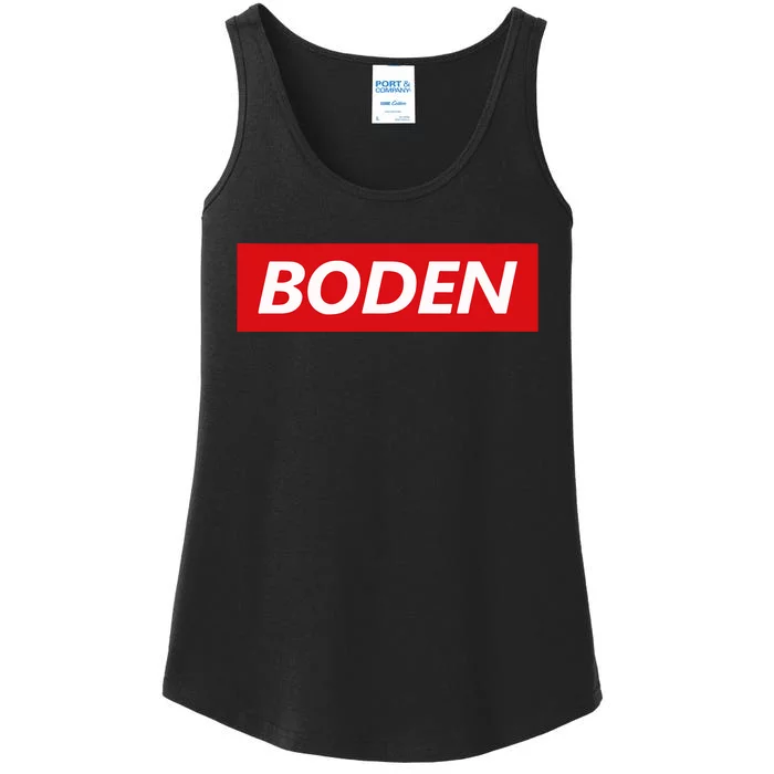 Boden Box Logo Ladies Essential Tank