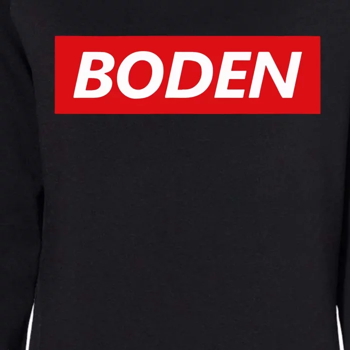 Boden Box Logo Womens California Wash Sweatshirt