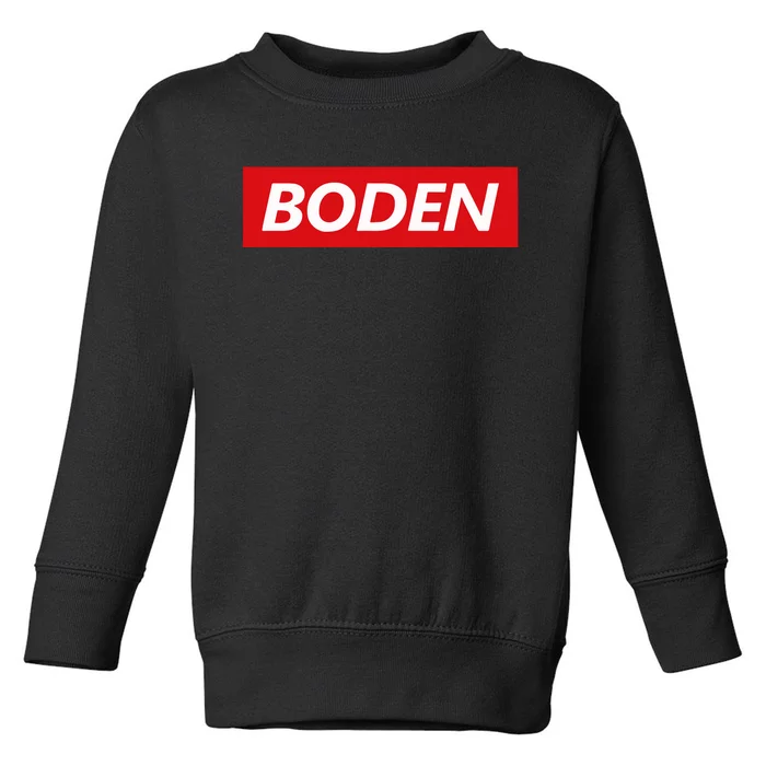 Boden Box Logo Toddler Sweatshirt