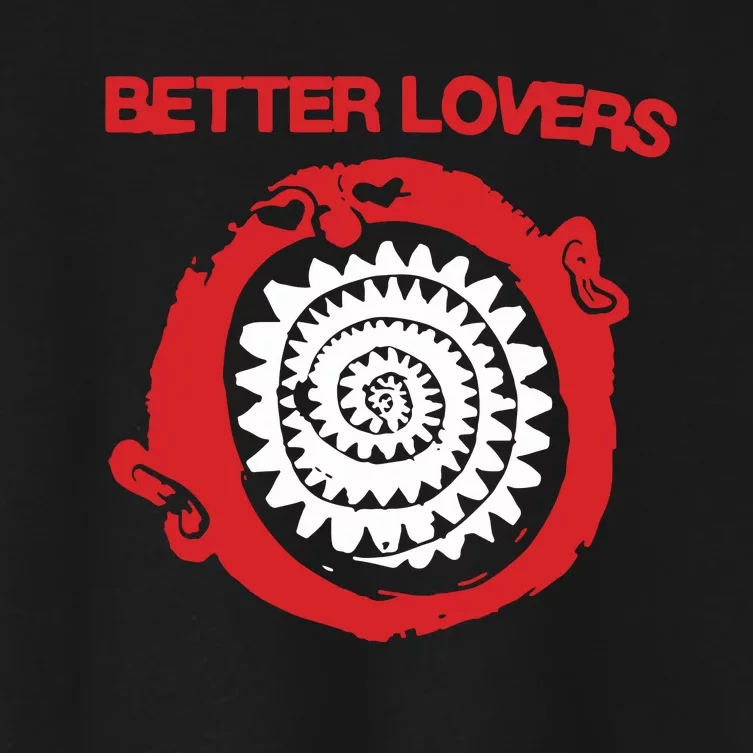 Betterloversband Better Lovers Spiral Teeth Women's Crop Top Tee