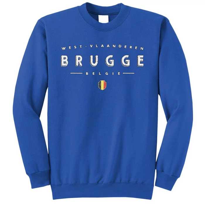 Bruges Belgium Logo Brugge België Tall Sweatshirt