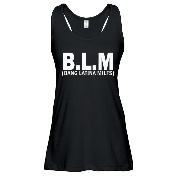 B.L.M Bang Latina Milfs Ladies Essential Flowy Tank