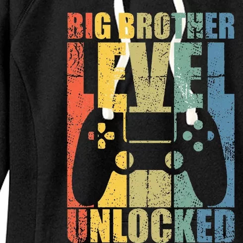 Big Brother Level Unlocked Leveling Up To Big Bro Women's Fleece Hoodie