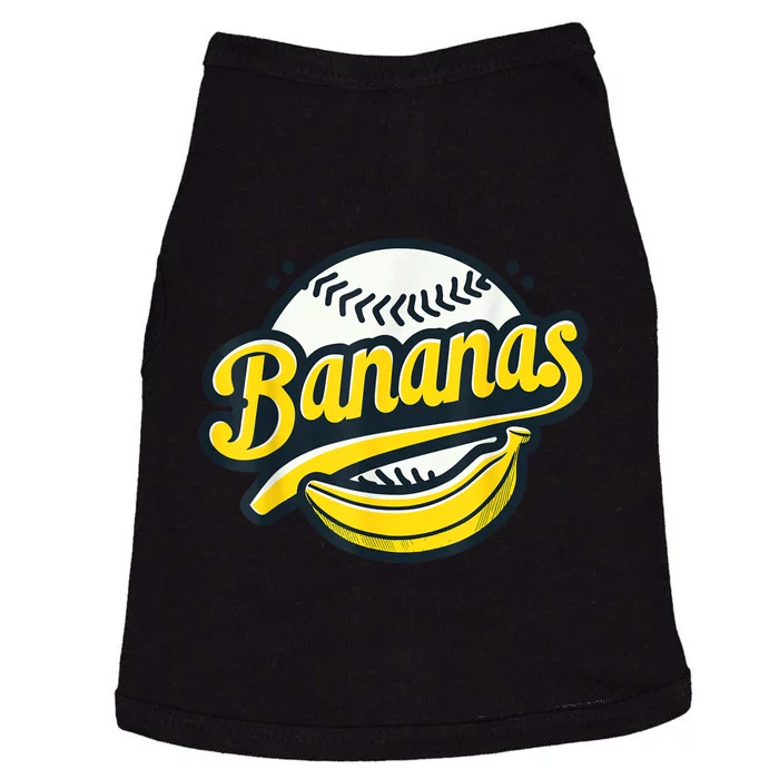 Banana Baseball Lover Cool Game Kawaii Doggie Tank