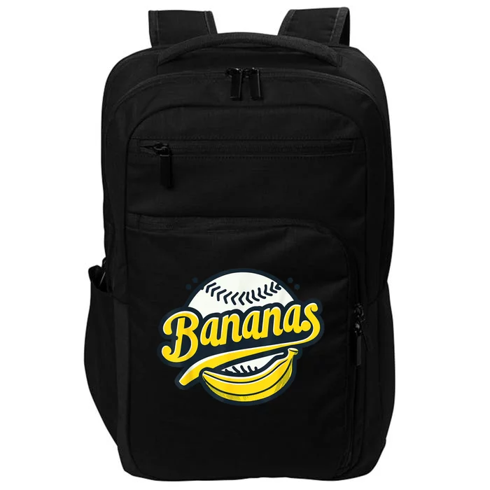 Banana Baseball Lover Cool Game Kawaii Impact Tech Backpack