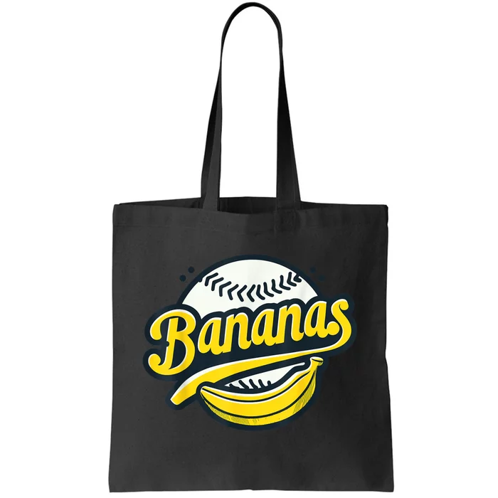 Banana Baseball Lover Cool Game Kawaii Tote Bag